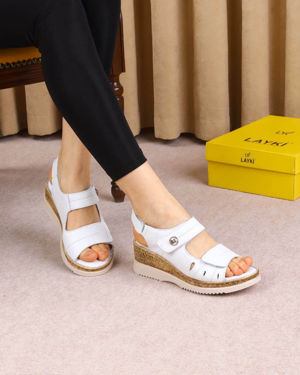 Strap Wedge Sandals