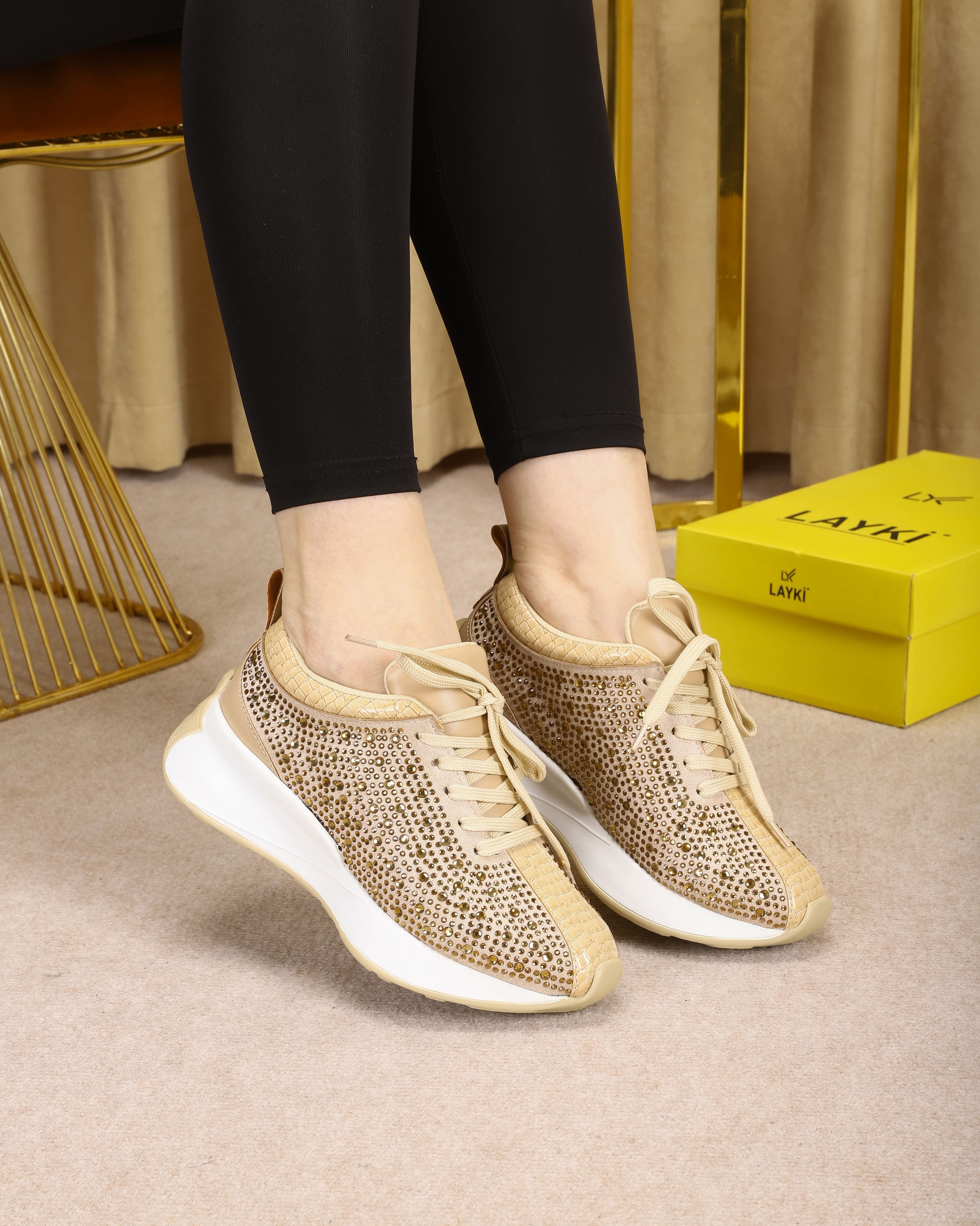 Sparkling Rhinestone Women Shoes